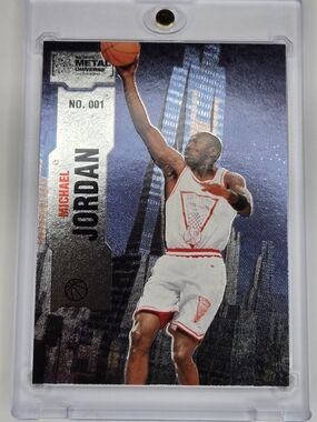 Michael Jordan Skybox Metal Universe 2022 Basketball Trading Card - Final Game